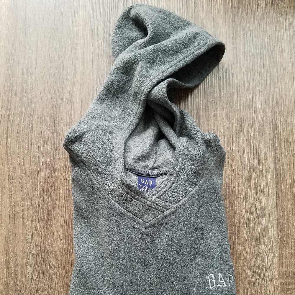 GAP Big Kids Gray/Grey Hoodie Front Pocket Size L